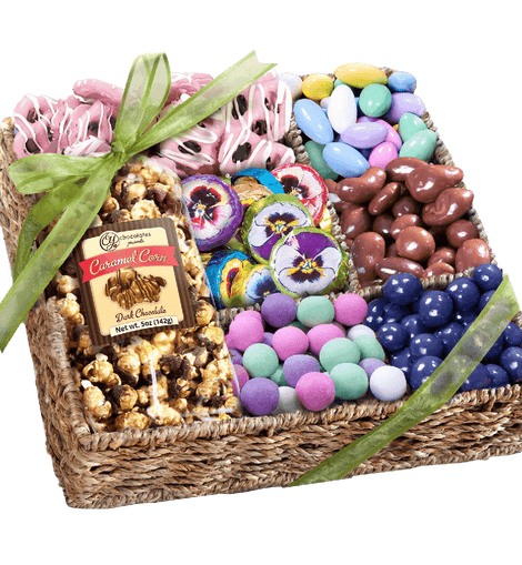 Spring Chocolate Sweets and Treats Gift Basket